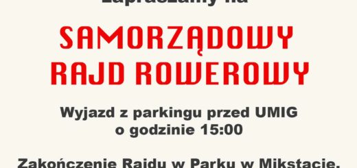 Zapraszamy na rajd rowerowy