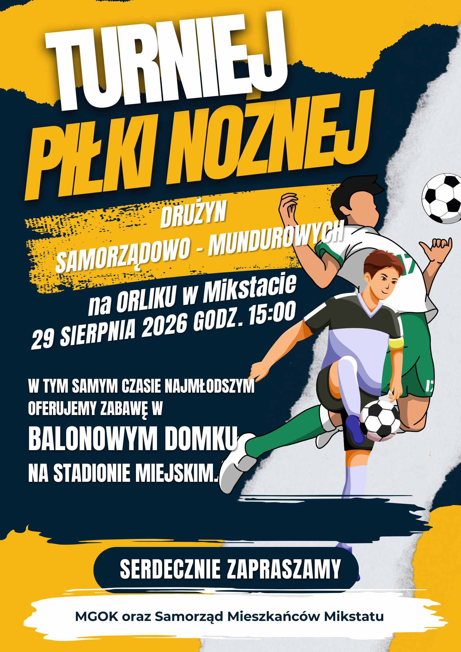 Zapraszamy na Turniej Piłki Nożnej